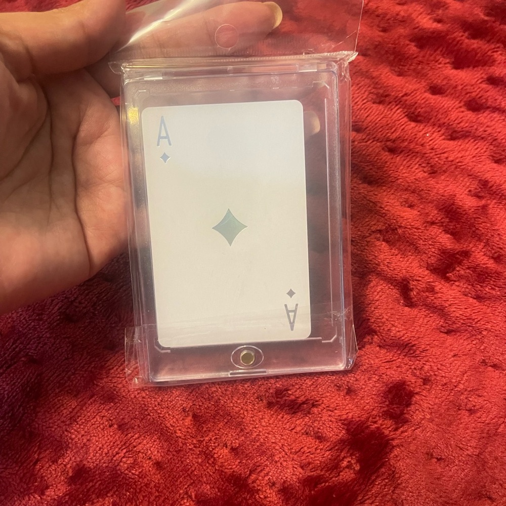 Dior of Joy Ace of Diamonds Playing Card in Protective Case
